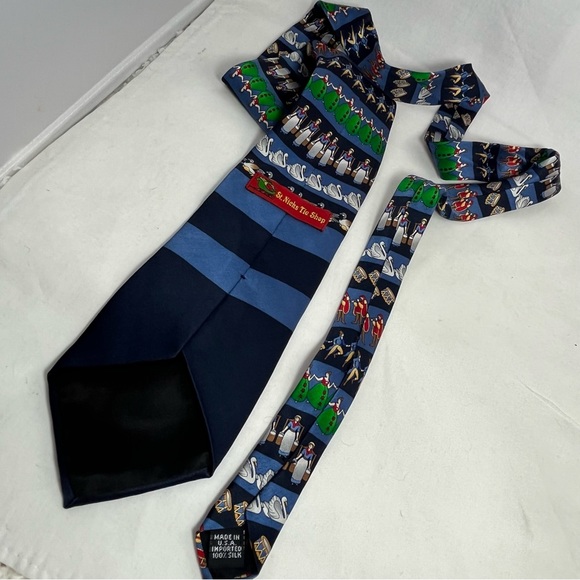 St. Nicks Tie Shop 12 Days of Christmas Silk Tie - Picture 3 of 10